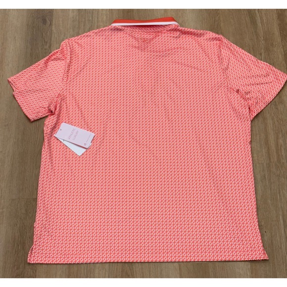 NWT Men's REDVANLY Spring Devine Polo - XL - Coral - Picture 8 of 8